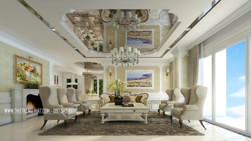 .
Khung bàn trà tân cổ điển được làm từ gỗ tự nhiên, phần mặt bàn được chọn lựa bằng đá nhân tạo cao cấp sẽ giúp tạo ra một ấn tượng sâu sắc cho bất kì ai khi bước vào ngôi nhà của bạn.